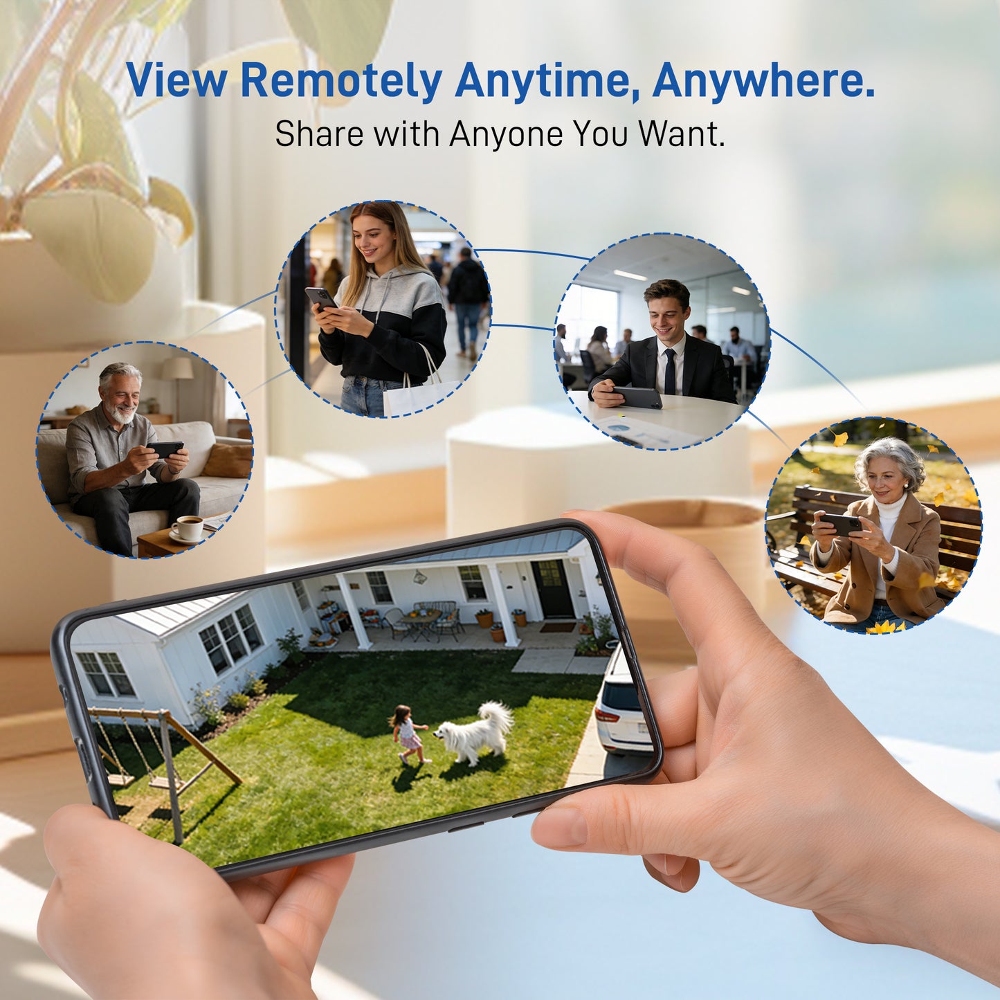 4G LTE 3K Security Cameras(5GB data included) | Wireless Solar Powered Security Camera Outdoor | IP66, HD Color Night Vision |  AI Triple Detection | 360° Auto Tracking | Smart Cameras for Home Securitym | No WiFi Required