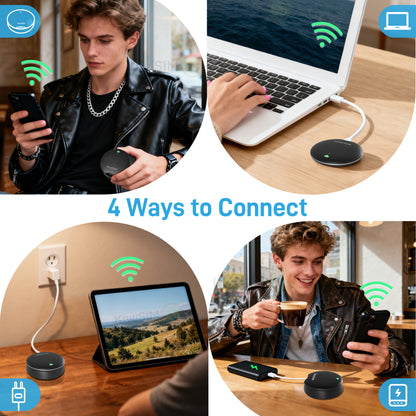 UFO WiFi Mobile Hotspot | USA WiFi Portable Router | Built-in SIM | Black