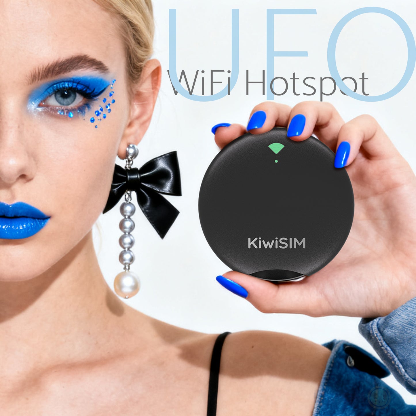 UFO WiFi Mobile Hotspot | USA WiFi Portable Router | Built-in SIM | Black