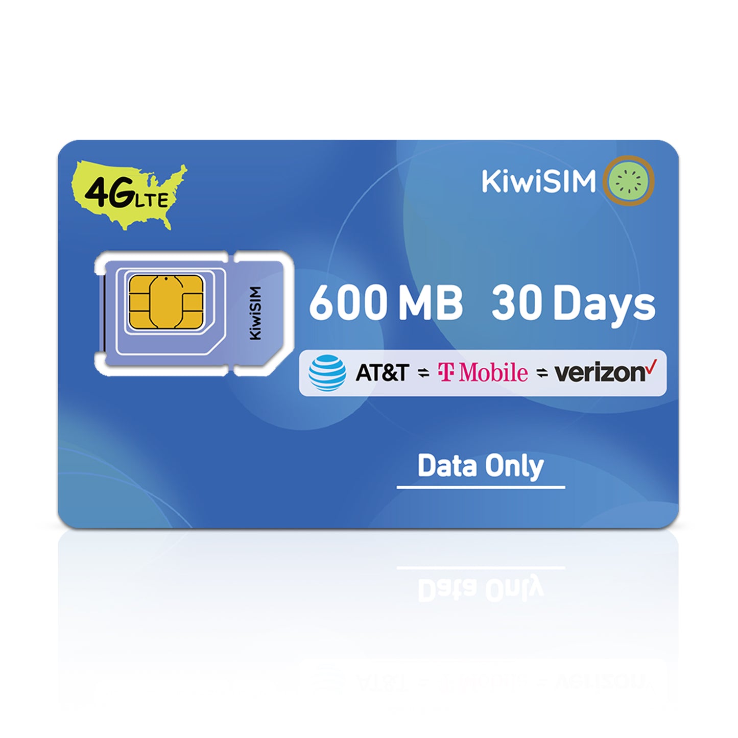 IoT Data SIM for Fleet Management - No Monthly Fee, Tri-Network Coverage (ATT/T-Mobile/Verizon), Real-Time GPS & Cold Chain Monitoring