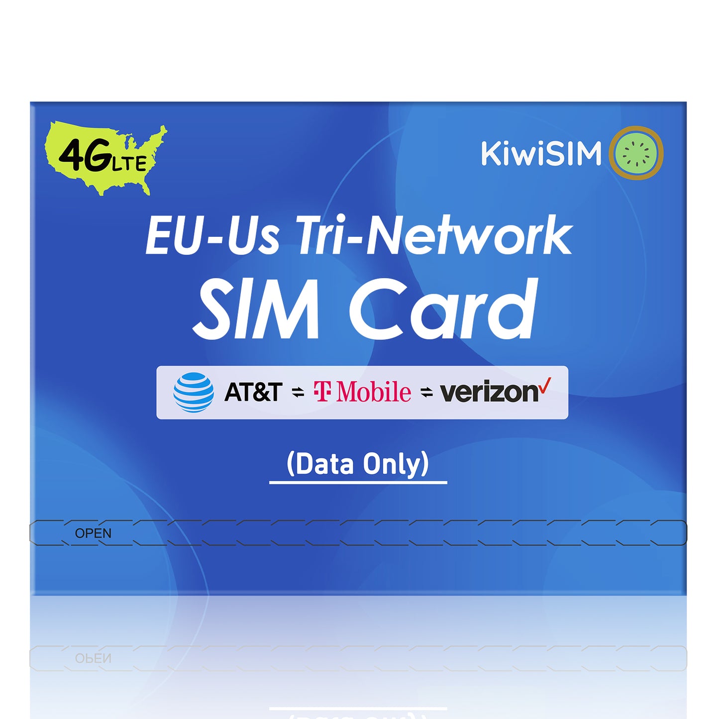 IoT Data SIM for Livestock Monitoring - No Monthly Fee, Tri-Network Coverage (ATT/T-Mobile/Verizon), Real-Time Fence & Sensor Alerts